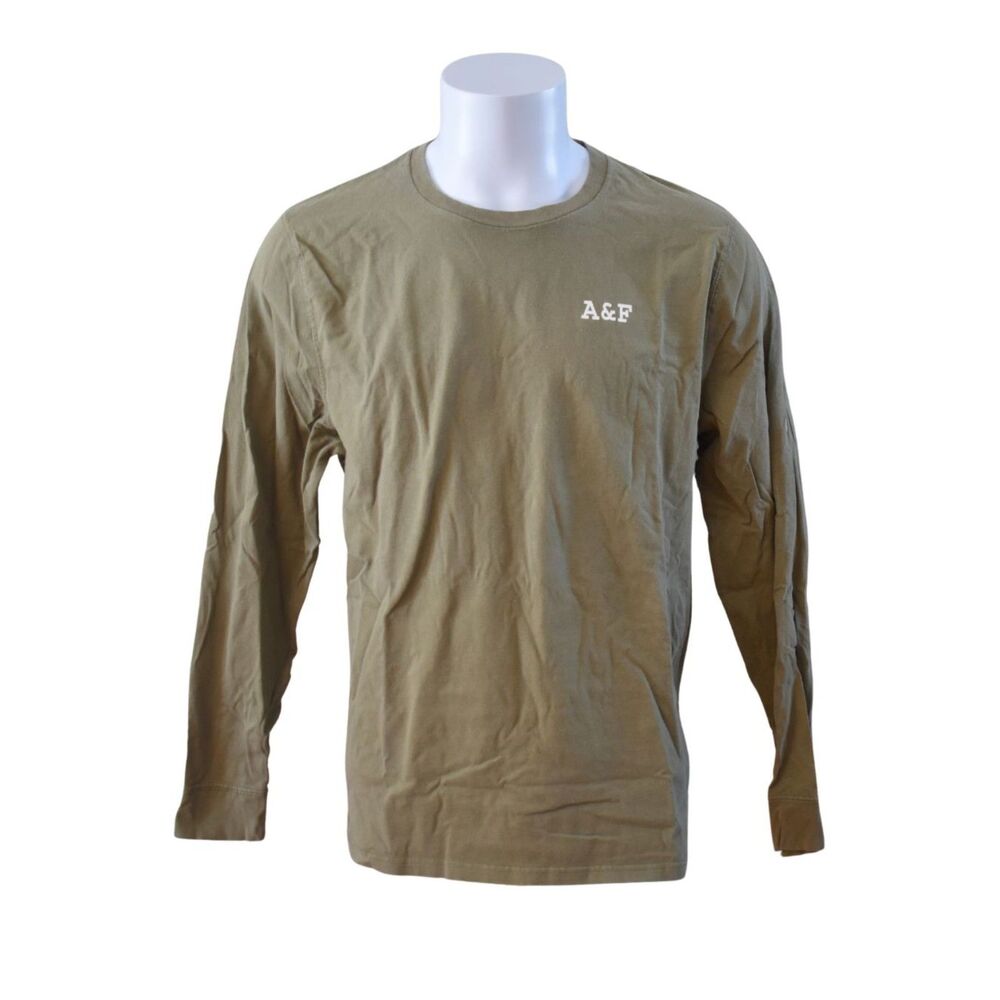 Abercrombie & Fitch Long Sleeve Tee Green Mens XXL